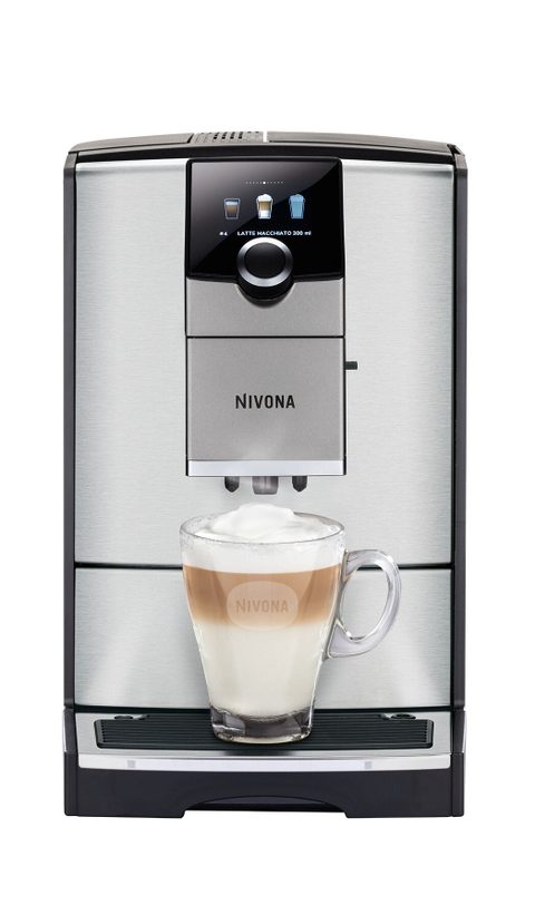 Nivona Machine À Expresso Multi-boissons Comptoir Black, Stainless Steel Coffee Beans, Ground Coffee 2 Tasses