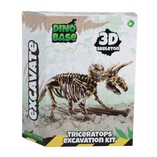 Poetic Nature Dino Base Dino Excavation Triceratops 3D Set