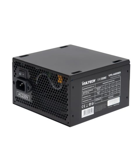 Vultech Vps-a600er Unité D'alimentation D'énergie 600 W 24-pin Atx Atx