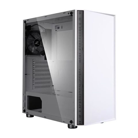 Zalman BOITIER PC R2 - Moyen Tour - Verre trempé - Format E-ATX (R2TGWH)