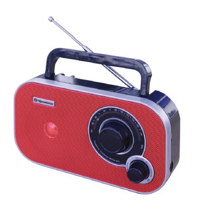 Roadstar TRA-2235 FM Portable Rouge Antenne Télescopique