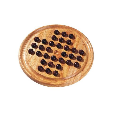 Goki Jeu de Solitaire en bois