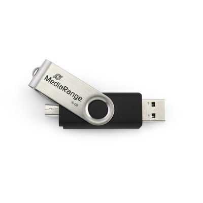MediaRange MR932-2 lecteur USB flash 32 Go USB Type-A / Micro-USB 2.0
