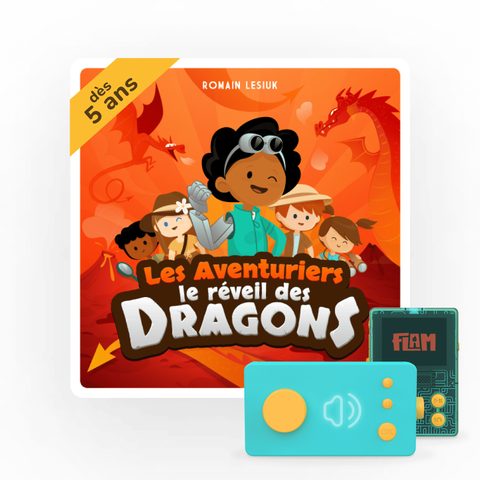 Lunii Livre audio interactif pour Ma Fabrique à Histoires Le Réveil des dragons
