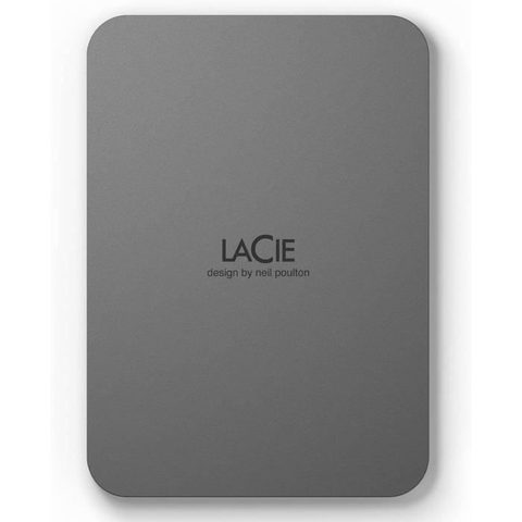 Lacie Disque dur portable externe - Mobile Drive secure v2 - USB 3.2 - 2To - Gris espace