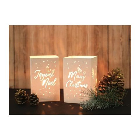 Graine Créative Photophore Joyeux Noël en papier