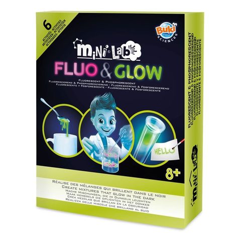NAN C D’expériences Buki Mini Lab Fluo And Glow 6 Expériences Multicolor Autres