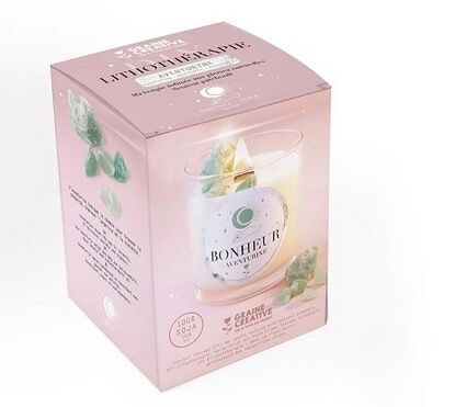 Graine Créative Kit bougie DIY aventurine bonheur