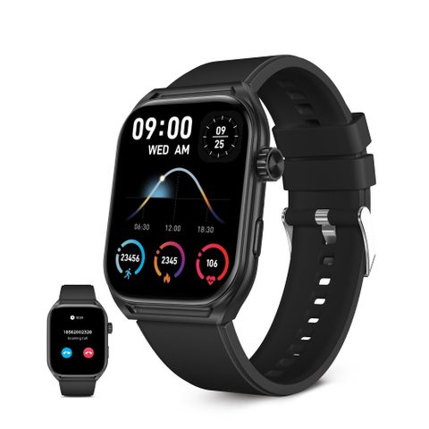 Ksix Bxsw28n Smartwatche Et Montre De Sport 5,23 Cm (2.06") Amoled Numérique 401 X 502 Pixels Écran Tactile