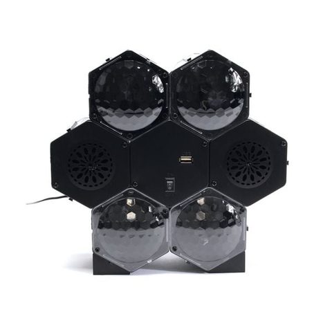 Party Time Enceinte Sans Fil & Projecteur Disco 25cm