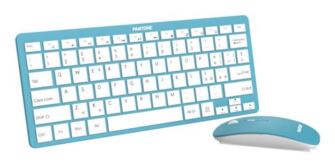Pantone Pt-kb09g1 Clavier Souris Incluse Maison Rf Sans Fil Qwerty Italien