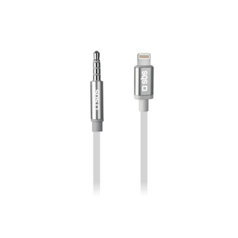 SBS TEADAPTIPJACK35W câble audio 1 m 3,5mm Lightning