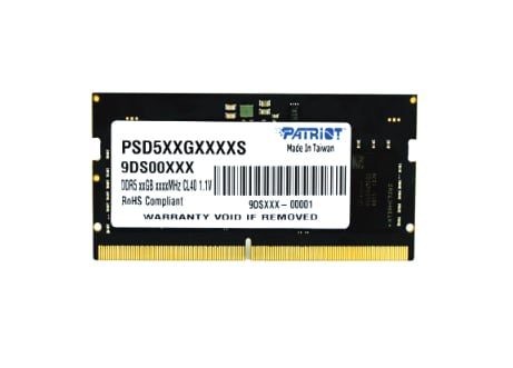 Patriot Signature Line PSD516G480081S 16Go 1x16Go DDR5 4800MHz CL40 ECC On-Die SO-DIMM