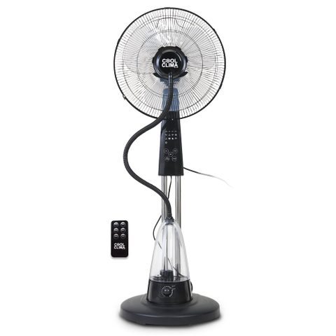 Cool Clima Ventilateur brumisateur sur pied oscillant 70 W