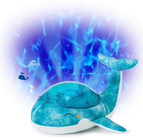 Little Dutch Veilleuse Baleine Tranquil Whale Rechargeable Bleu Textile