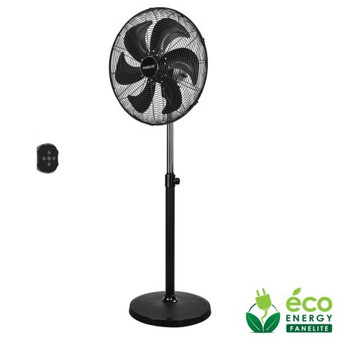 Fanelite Ventilateur Sur Pied Professionnel Fs50-dc - Hélice 50 Cm - Moteur Dc Silencieux - 6 Vitesses - Très Puissant