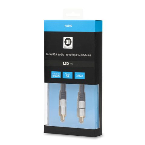 D2 Diffusion Câble RCA numérique 1.5M