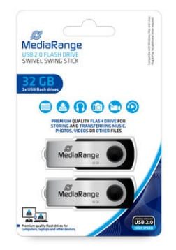 Mediarange Clé USB - MR911 - 32Go - USB 2.0 - 15MB/S