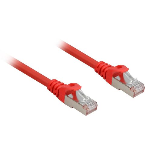 Sharkoon Cable Reseau Cat.6a Sftp Rouge 0,25 M Cat6a S/ftp (s-stp) Rouge, 0,25 M, Cat6a