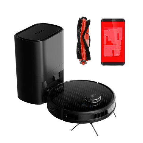 Evvo R9 Laser Robot Aspirateur 4 en 1 avec Base Auto-vidante WiFi 3000Pa