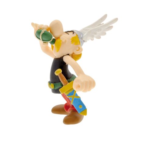 Plastoy Figurine - Astérix buvant la potion magique (Astérix et Obélix)
