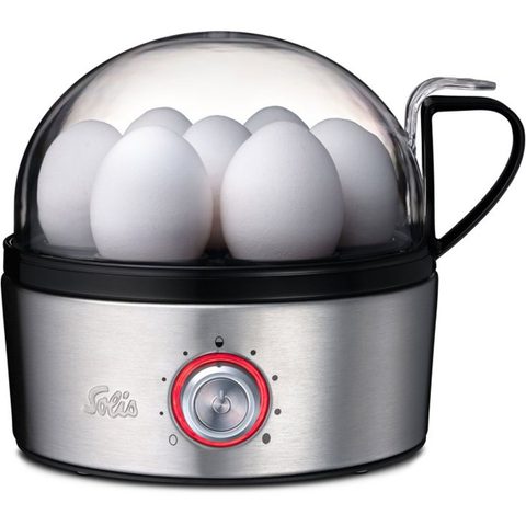 Solis Cuiseur à œufs multifonction - Egg Boiler & More - jusqu’à 7 œufs - cuisson vapeur - signal sonore