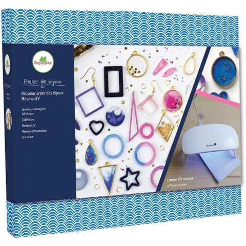 Sycomore Kit Bijoux Résine Uv Avec Lampe Mins Et Accessoires