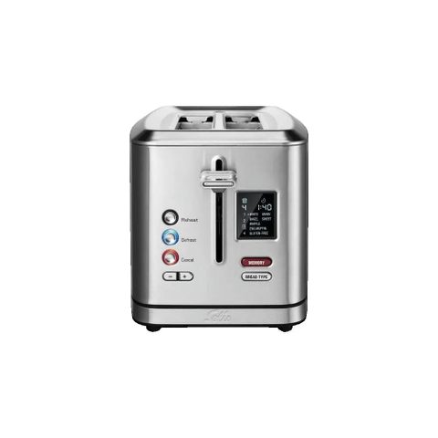 Solis Grille-pain Flex Tostadora 7 Programmes Acier Inoxydable
