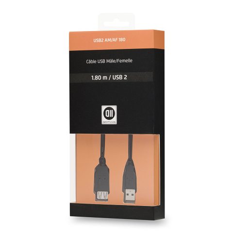 D2 Diffusion D2ralusb180 Câble Usb 1,8 M Usb 2.0 Usb A