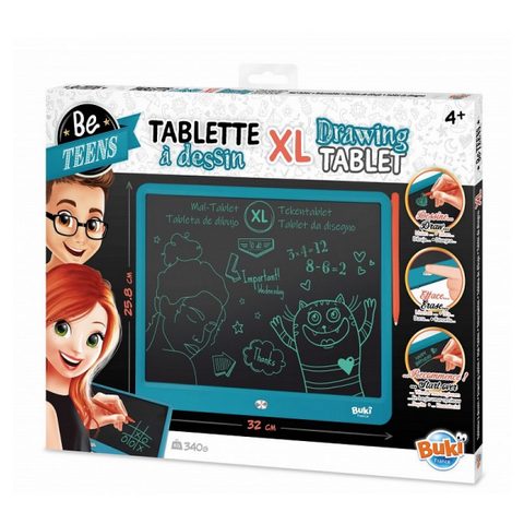 Buki Tablette À Dessin Be Teens 25,8 X 32 Cm Bleu Plastique