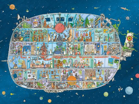 Heye Puzzle Spaceship 1500 3 Hkg