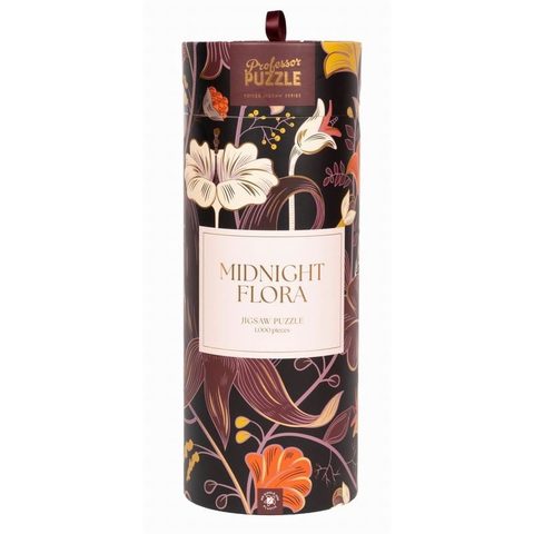 Professor Puzzle Puzzle De 1000 Pièces Midnight Flora Floral Multicolore
