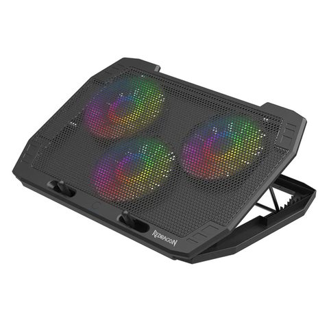 Redragon (gcp511) Ingrid Support Ventilé Pour Portable Jusqu'à 17" - Rgb - 3 Fans