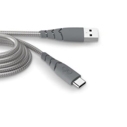 Force Power Câble Ultra-Renforcé USB A / USB C 3A 3m FastCharge 15W + Garantie à vie