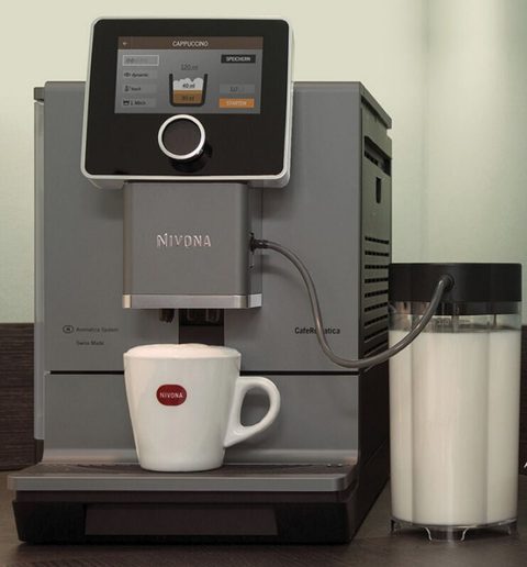 Nivona Machine À Expresso Multi-boissons Comptoir Black, Grey Coffee Beans