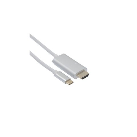 APM 590480 Câble Hdmi 1,8 M Hdmi Type A (standard) Hdmi Type C (mini) Gris, Métallique
