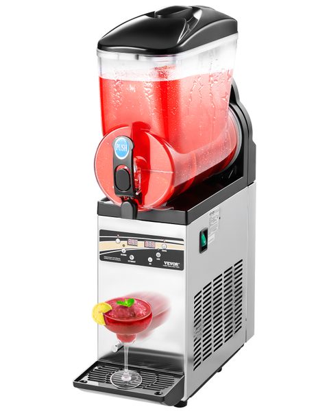 Vevor Machine à granite réservoir unique 15L, distributeur boissons glacées, pour maison restaurant café