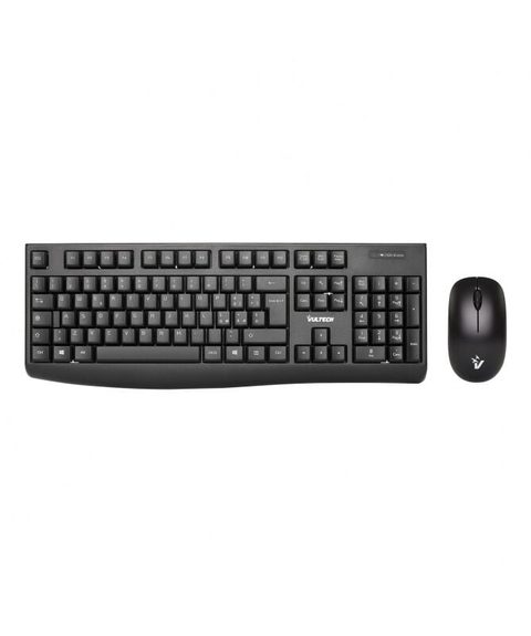 Vultech Km-821w Clavier Souris Incluse Bureau Rf Sans Fil Qwerty Italien