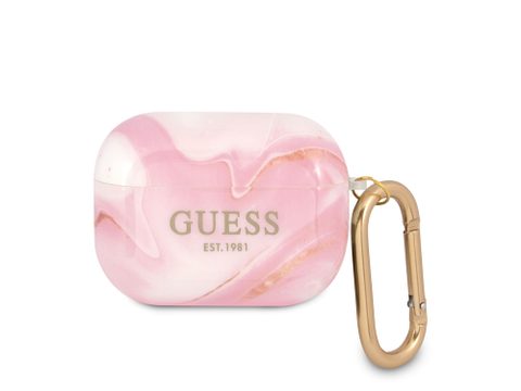 Guess Coque pour Airpods Pro New Marble Anti-choc