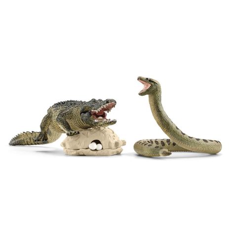 Schleich Duel Aligator/Anaconda - 42625 - A partir de 3 ans