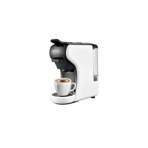 Camry Cafetière à capsules CR 4414 0,6 L 19 bars blanche avec adaptateurs