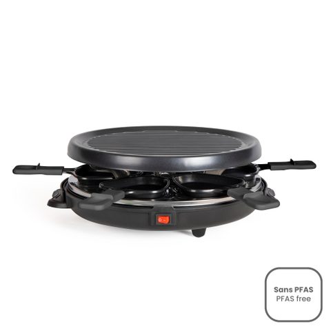 Magneticland Appareil À Raclette 6 Personnes 800w + Grill Onli On1020n