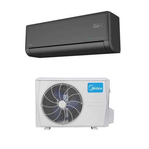 Midea Ensemble climatiseur mural connecté noir 5,2 Kw SOLSTICE - 13950484