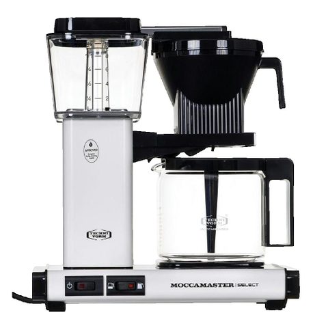 Aster Cafetière Filtre Moccamkbg Select Système Chauffage Rapide Off-white 1,25 L