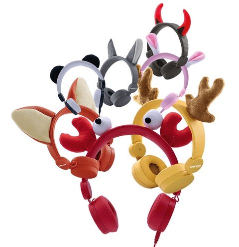 Kidywolf Casque Kidyears Casque Audio Enfant Crabe Multicolor Plastique