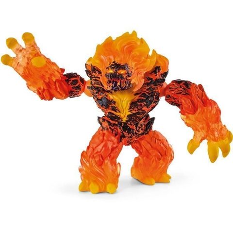 Schleich Démon de Lave, Figurine mythique avec bras et mâchoire mobiles, Jouet durable 70145 Eldrador