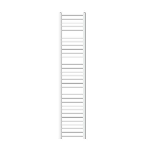 Luxebath Radiateur Sèche-Serviettes Sahara - 300 x 1800 mm - Blanc - Connexion Latéral - sans Kit de Raccordement - Forme Droite