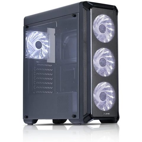 Zalman Boitier Pc I3 - Moyen Tour - Noir - Verre Trempé - Format Atx (i3bk)