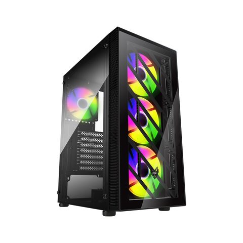 FSP Boitier Moyen Tour ATX - CMT192 RGB - Panneaux Vitrés - Design Premium