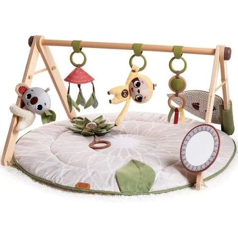Tiny Love Tapis dÉveil Boho Chic Tapis de Jeu pour Bébé Arche de Jouets en Bois - Dès la Naissance
